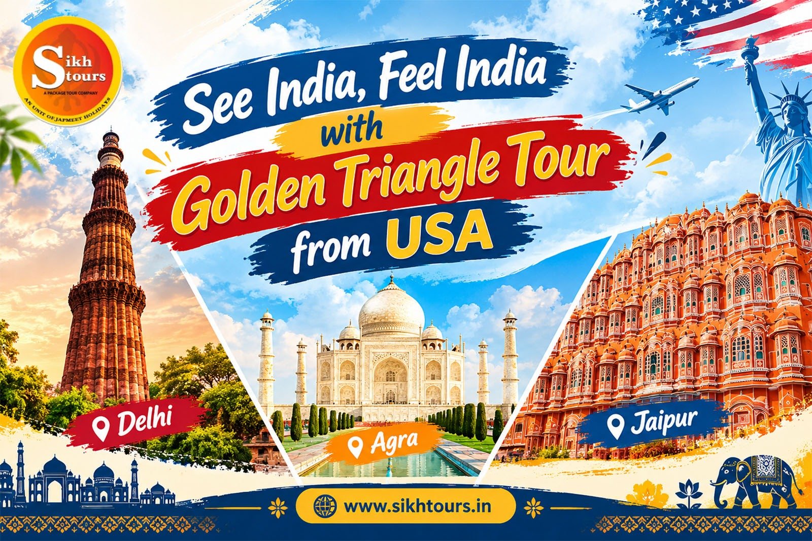 Golden Triangle Tour from USA: A Journey Into the Heart of India
